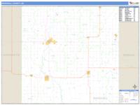 Marshall County, KS Wall Map Zip Code