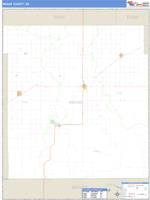 Meade County, KS Wall Map Zip Code