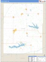 Osage County, KS Wall Map Zip Code