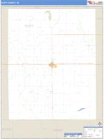 Scott County, KS Wall Map Zip Code