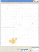 Seward County, KS Wall Map Zip Code