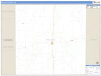 Wallace County, KS Wall Map Zip Code