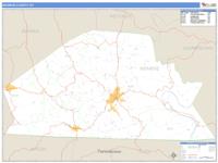 Monroe County, KY Wall Map Zip Code