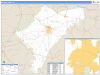 Nelson County, KY Wall Map