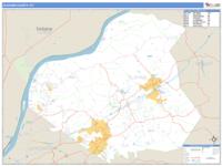 Oldham County, KY Wall Map