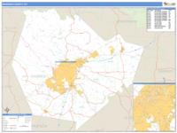 Warren County, KY Wall Map Zip Code