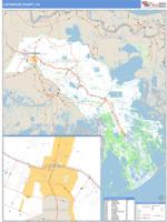 Lafourche County, LA Wall Map