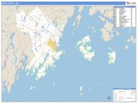 Knox County, ME Wall Map