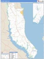 Calvert County, MD Wall Map Zip Code