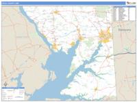 Cecil County, MD Wall Map Zip Code