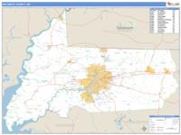 Wicomico County, MD Wall Map Zip Code