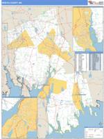 Bristol County, MA Wall Map