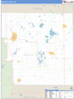 Mecosta County, MI Wall Map Zip Code