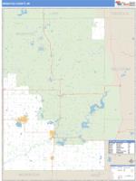 Newaygo County, MI Wall Map Zip Code