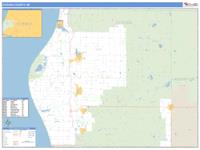 Oceana County, MI Wall Map