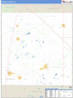 Osceola County, MI Wall Map Zip Code