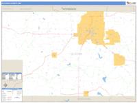 Alcorn County, MS Wall Map