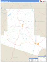 Carroll County, MS Wall Map