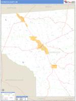 Covington County, MS Wall Map Zip Code