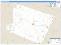 Holmes County, MS Wall Map