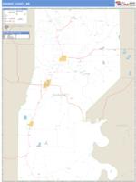 Sharkey County, MS Wall Map