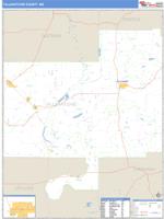 Tallahatchie County, MS Wall Map Zip Code