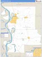 Washington County, MS Wall Map