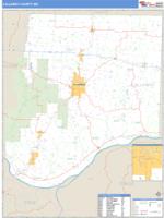 Callaway County, MO Wall Map