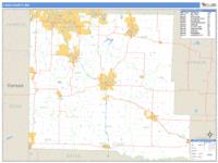 Cass County, MO Wall Map