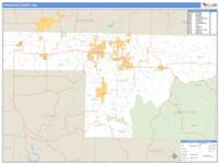 Christian County, MO Wall Map