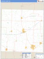 Lawrence County, MO Wall Map Zip Code