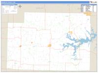 Monroe County, MO Wall Map