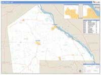 Pike County, MO Wall Map