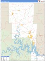 Stone County, MO Wall Map Zip Code