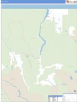 Lincoln County, MT Wall Map