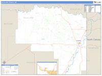 Richland County, MT Wall Map Zip Code