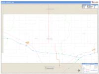 Deuel County, NE Wall Map