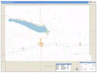 Keith County, NE Wall Map Zip Code