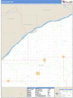 Polk County, NE Wall Map Zip Code