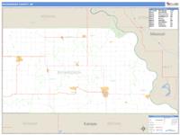 Richardson County, NE Wall Map Zip Code