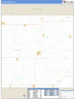 Thayer County, NE Wall Map Zip Code