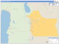 Carson City County, NV Wall Map