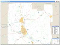 Chemung County, NY Wall Map Zip Code