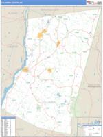 Columbia County, NY Wall Map Zip Code