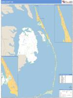 Dare County, NC Wall Map