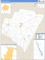 Franklin County, NC Wall Map