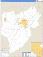 Lenoir County, NC Wall Map