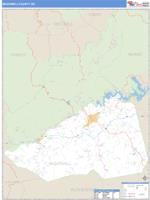 McDowell County, NC Wall Map