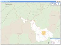 Mitchell County, NC Wall Map