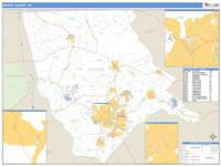 Moore County, NC Wall Map